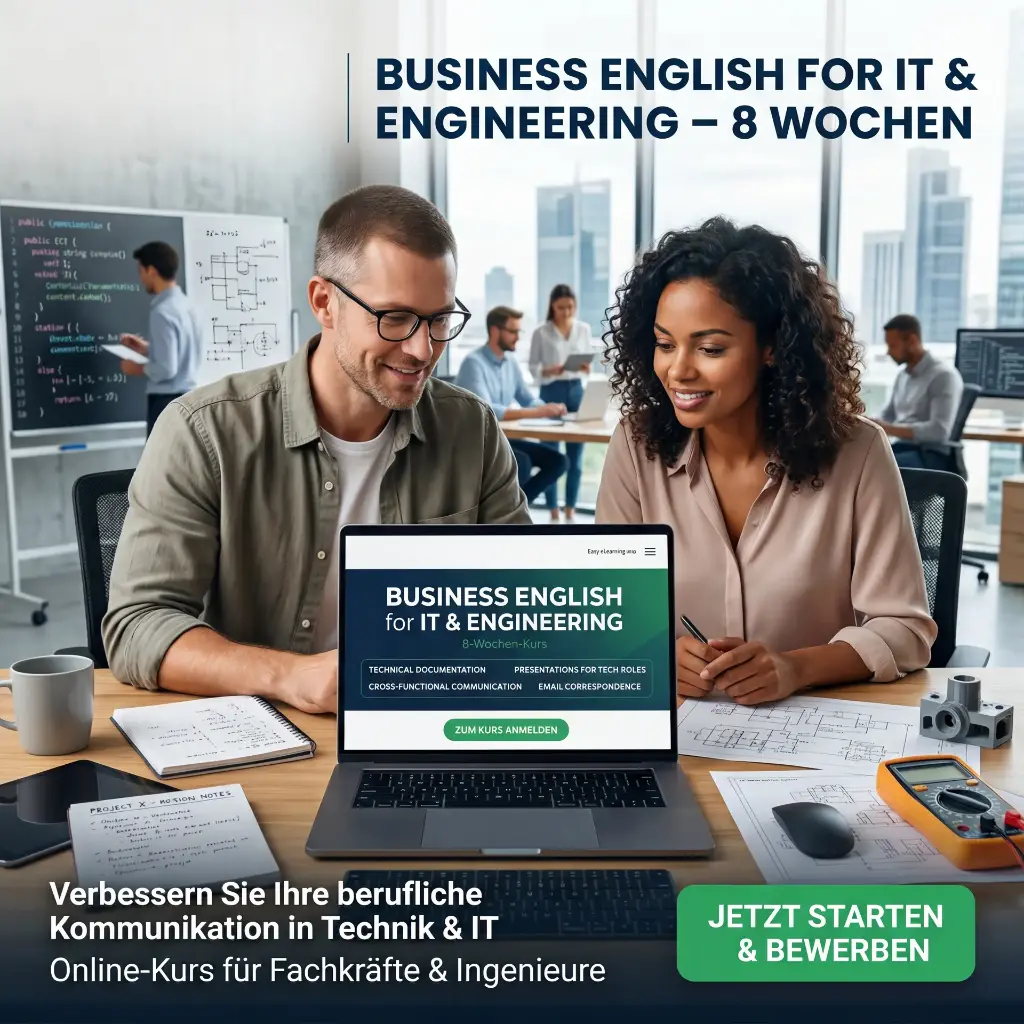 Business English for IT & Engineering – 8 Wochen